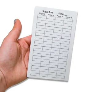 Scorebook for Use with Scoring Pen Durable Waterproof Golf Scorebook Portable