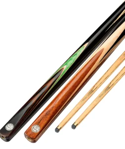 Secret OMIN Durable Pool Cue 3 4 Split Snooker Cue Ash Wood 18oz Black Rod Punch & Jump Billiard Table Tennis Cue 2 Clubs