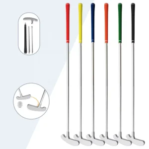 Sectional Ambidextrous Portable 33 Inch Golf Clubs Three Section Aluminum Alloy Right and Left Handed Putter with Golf Balls