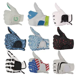 Sheepskin Leather Cabretta Golf for Men Golf Gloves Custom Logo Golf Practice Gloves for Sale
