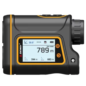 Shendawei High Precision 10x IP67 Waterproof Outdoor Handheld Laser Rangefinder Telescope for Golf Distance & Angle Measurement
