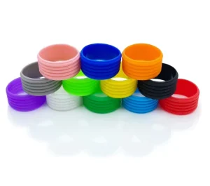 Silicone Tennis Racket Grip Ring Handle Overgrip Fix Band Sweat Absorbent Protector Loop for Tennis Pickleball Racquet