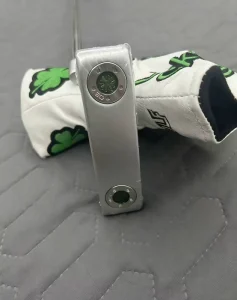 Silver Stainless Steel Forged Mallet Putter 33-35 Inches Rubber Grip Unisex Right-Handed for Competition and Training