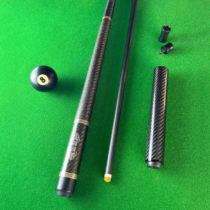 Simple Design11.8 12.5mm Tip Stainless Steel Joint Billiard Snooker Cue Carbon Fiber Pool Cue for Minimalist Preference