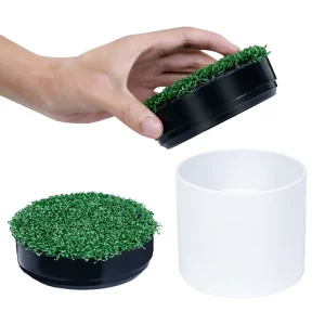 Simulated Lawn Hole Cover Golf Practice Training Aids with Green Hole Cup for Garden Golf Products