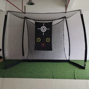 Simulator Outdoor/Indoor/Garage Backyard Golf Hitting Swing Training Aids Target Cloth 10 X 8 FT HD Impact Screen Golf Net