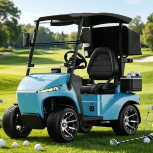 Single-seater Golf Cart with Multimedia System Multi-interface Community Golf Cart Professional Single-seater Golf Cart