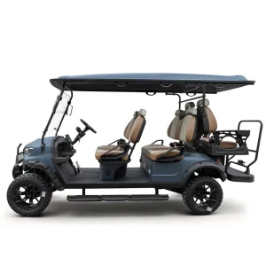 Six Seats Golf Electric Carts Off Road Street Legal Lithium Vehicles 48V 4+2 Seat Carts Golf Electric Buggy Trolley Golf Cart