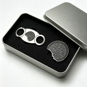 Slim Brass Promotional Mini Razor Triangle Female Scissor Best Round Cigar Cutter Blade As 9 Double Knife Golf Ball Marker