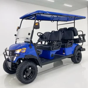 Smart Design Electric Golf Cart with Smooth Acceleration & Reclining Seat 48V Battery Voltage