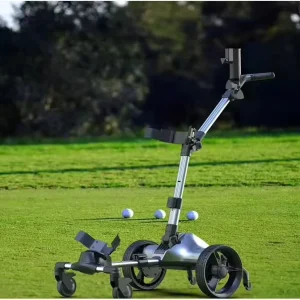 Smart Fellow Me Golf Bag Trolleys 6 Wheels Aluminum Golf Trolley Electric