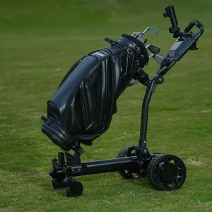 Smart Follow Me Golf Trolley Electric Remote Control Golf Cart Foldable Golf Caddy 4 Wheel