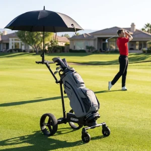 Smart Portable & Powerful Electric G1 with Lithium Battery Aluminium Frame 5 Wheel Design & Over 20KG Load Capacity Golf Trolley