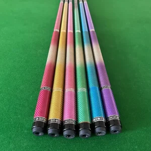 Snooker Pool Cue Adjustable Weight Tip 3K Carbon Fiber Shaft (Glossy/Matte) 10.5-12.9mm Options Stainless Steel