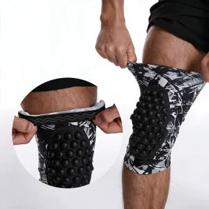 Soccer Knee Brace Honeycomb Anti-collision Knee Pads Protective Soccer Gear Equipment Lower Leg Guard Pads