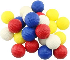 Soft Foam Golf Practice Balls Training Aid Customized Color Logo Lightweight Durable Indoor Outdoor