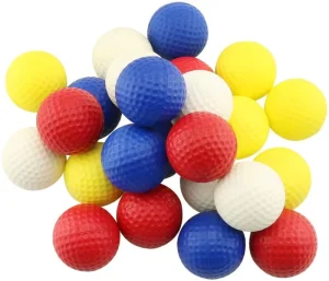 Soft Foam Golf Practice Balls Training Aid Customized Color and Logo Lightweight Durable Portable One Piece Indoor Outdoor
