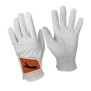 Soft Full Color Cabretta Leather Breathable Golf Glove Sports Customized Golf Gloves