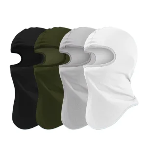 Solid Color Balaclava Ski Cycling One Hole Full Face Cover Windproof Neck Head Warmer Cap Balaclavas