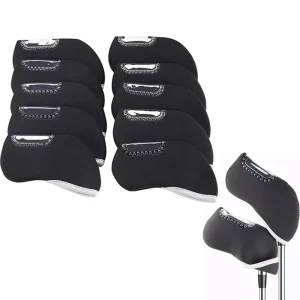 Solid Cover Neoprene Golf Iron Club Head Cover with Customized Color & Logo