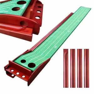 Solid Wood Golf Training Aids with Automatic Ball Return Track