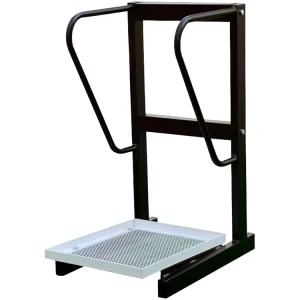 Soporte Para Bolsas De Golf Custom Detachable with Metal Mesh Tray Carbon Steel Golf Bag Holder for Driving Range