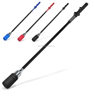 Sound Emitting Golf Training Aid Weighted Golf Click Stick for Tempo Practice Rubber Cover Golf Sound Swing Trainer