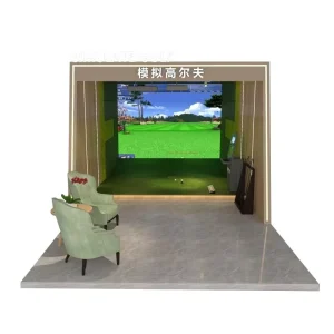 South Korea In Office Green Sports Entertainment Arena Project Virtual Golf Swing Practice Simulator Equipment Tennis Simulator