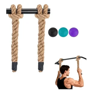 Sport Rope Grips for Pull Ups Enhance Grip Strength Versatile Fitness Accessory for Dumbbells Barbells Pull up Bars