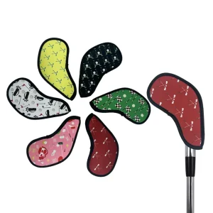 Sports Accessories Custom Design Golf Club Head Covers for Iron Set Neorene Covers for Golf Iron Head