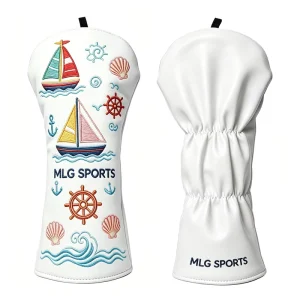 Sports Equipment Golf Accessories PU Leather Golf Club Headcovers Customized Embroidery Golf Head Covers