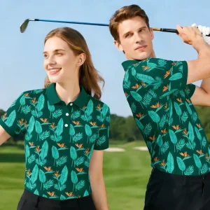 Sports Golf Clothes Classic Collar Polo Plant Collection Golf Polo Shirts ODM Service Summer Vacation Top for Golf Sports