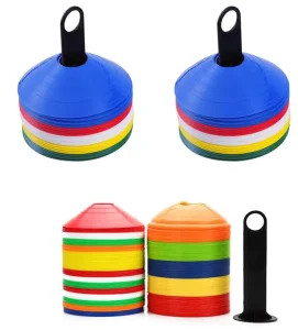 Sports Training Agility Cone Football Equipment Soccer Disc Soccer Football Ball Training Random Color 20X6 cm