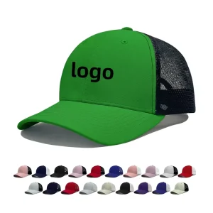 Sporty Business Polyester Cotton Unisex 6 Panel Baseball Caps Metal Buckle 3D Embroidery Puff Curved Back Custom Logo