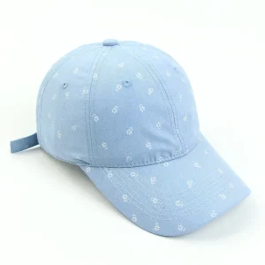 Spring Summer 6 Panel Dad Hat Custom Embroidered Logos Floral Fabric Hats Lightweight Outdoor Sports Hats