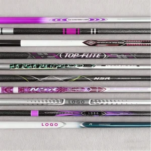 Stability Carbon Fiber Golf Clubs Shaft OEM Custom Logo Design Customized Color Iron Club Shafts