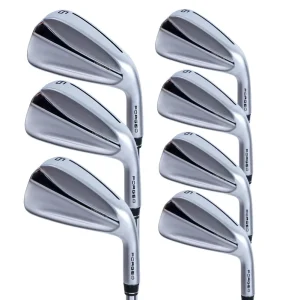 Stainless Steel #4-P Silver Right Handed Golf Irons Set with Customized Logo Grip