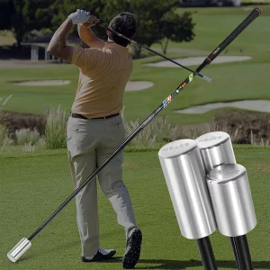 Stainless Steel Adult Golf Power Swing Practice Stick Home Use Inner Simulation Training Aid for Golf Practice
