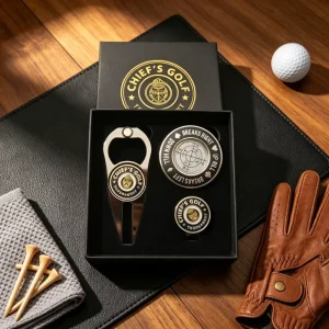 Stainless Steel Custom Logo Imprinted Colorful Plastic Golf Divot Repair Tool 70Mm Length Metal Tool Showcase