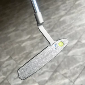 Stainless Steel Milled Face Blade Putter with High Lie Angle and Golf Club Cover