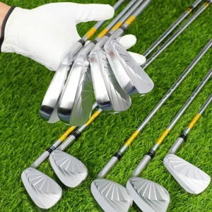 Stainless Steel Shaft Flex R Golf Club Iron Set 4 5 6 7 8 9 P A S Full Practice Clubs