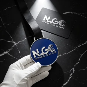 Stainless Steel Traditional Luxury Gift Golf Bag Tag Custom Box