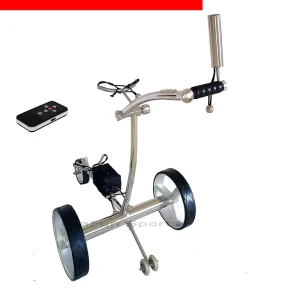 Stainless Steel and Remote Control Golf Trolley with Manual Operation with Easy Step Less Rotary Speed Control Distance Function
