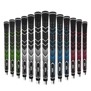 Standard Comfortable Non slip Medium Size Rubber Golf Grips Iron Wood Golf Grip