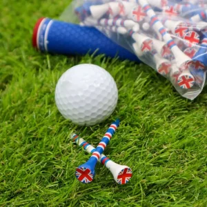 Stars and Stripes Blue and White Golf Tee Stripes Tee Environmental Protection Golf Course Accessories Wooden Nail