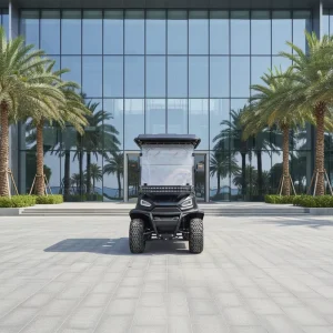 Steel Electric Golf Cart 4 Seater with 5kW Motor 48V Battery GCC Certified for Golf Courses and Estates