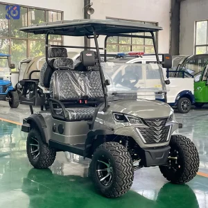Street Legal 2+2 Passenger Electric Golf Cart Lithium Battery Lifted Off Road Hunting Golf Buggy Direct Factory