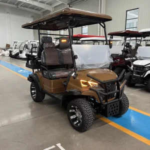 Street Legal 4 Wheel Electric Golf Cart 4 Seater CE Certified 60VLong Range High Speed Front Disc Rear Drum Brakes