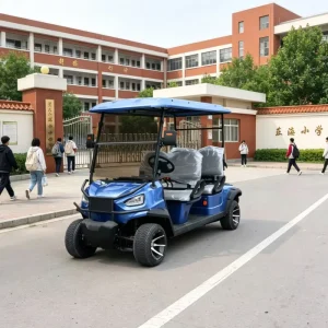 Street Legal 48V 72V Lithium Battery 4 Seater Electric Golf Cart with Cargo Capacity
