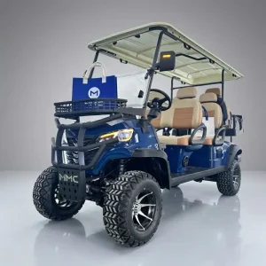 Street Legal 4WD Golf Cart Maintenance free Battery Compact 6 Seater Electric Golf Buggy Carts AC Motor 30 50Km h for Resort